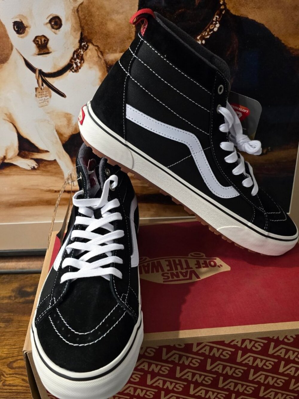 Vans Sk8-Hi MTE-1 Black True White VN0A5HZY6BT Men's Size 13 Sneaker Boots NEW